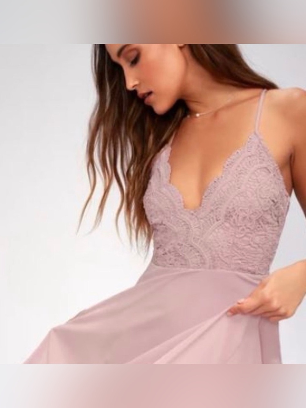 Lulus blush pink maxi dress